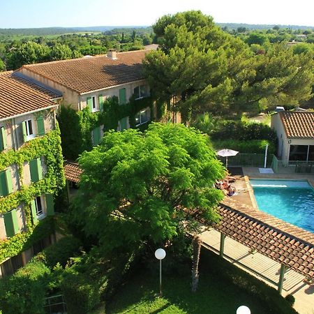 Logis Hotel Restaurant Uzes Pont Du Gard Bagian luar foto